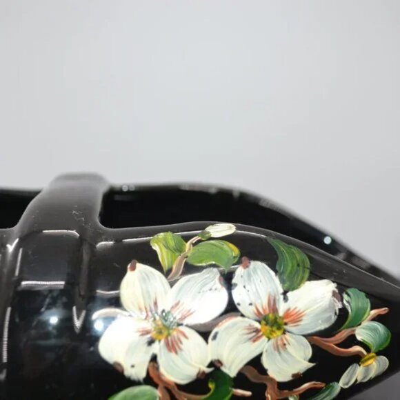 Vintage Rare Steiff Black White Hand Painted Art Studio Pottery Trinket Dish - Picture 10 of 12